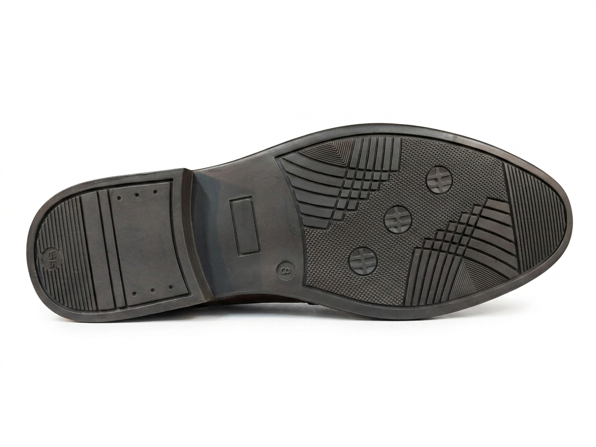 Pepe Cot London Men's Premium Black Textured Penny Loafers | Formal & Semi-Casual Slip-On Dress Shoes