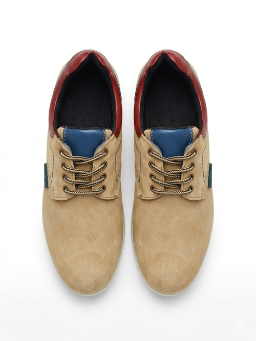 DENNVER Men's Premium Suede-Finish Casual Lace-Up Shoes