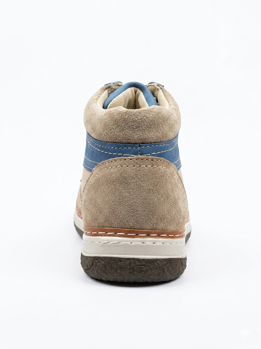 DENNVER Men's Premium Suede Finish Casual Ankle Boots - Lace-Up
