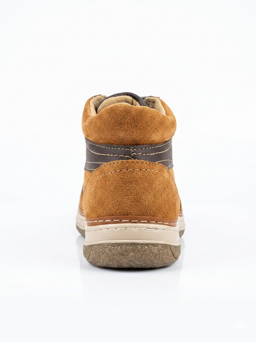 DENNVER Men's Premium Suede Finish Casual Ankle Boots - Lace-Up