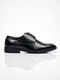 Premium Classic Italian Shape Black Formal Derby Shoes for Men